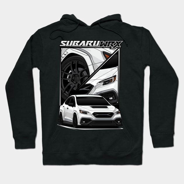 VB WRX in Ceramic White Hoodie by RetroWRX Inc.